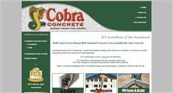 Desktop Screenshot of cobraconcrete.net